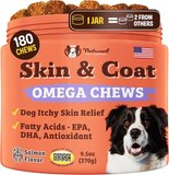 Natural Dog Company Skin & Coat Supplement - Omega 3 for Dogs