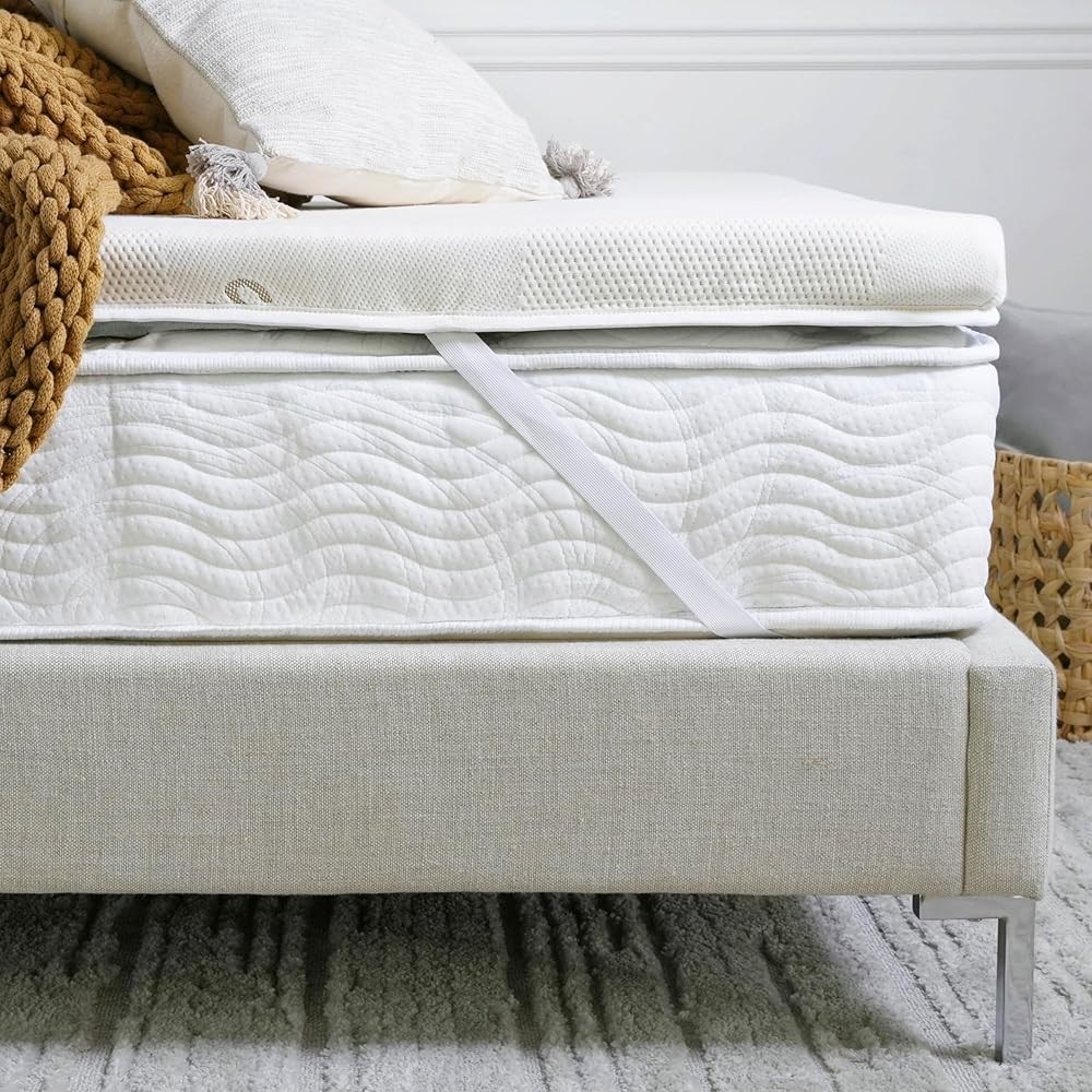 Saatva Graphite Memory Foam Mattress Topper 3 Inch