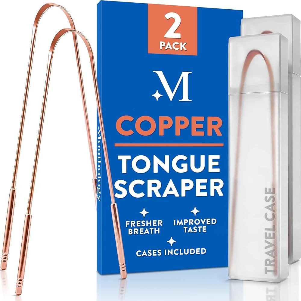 Mouthology Copper Tongue Scraper 2-Pack