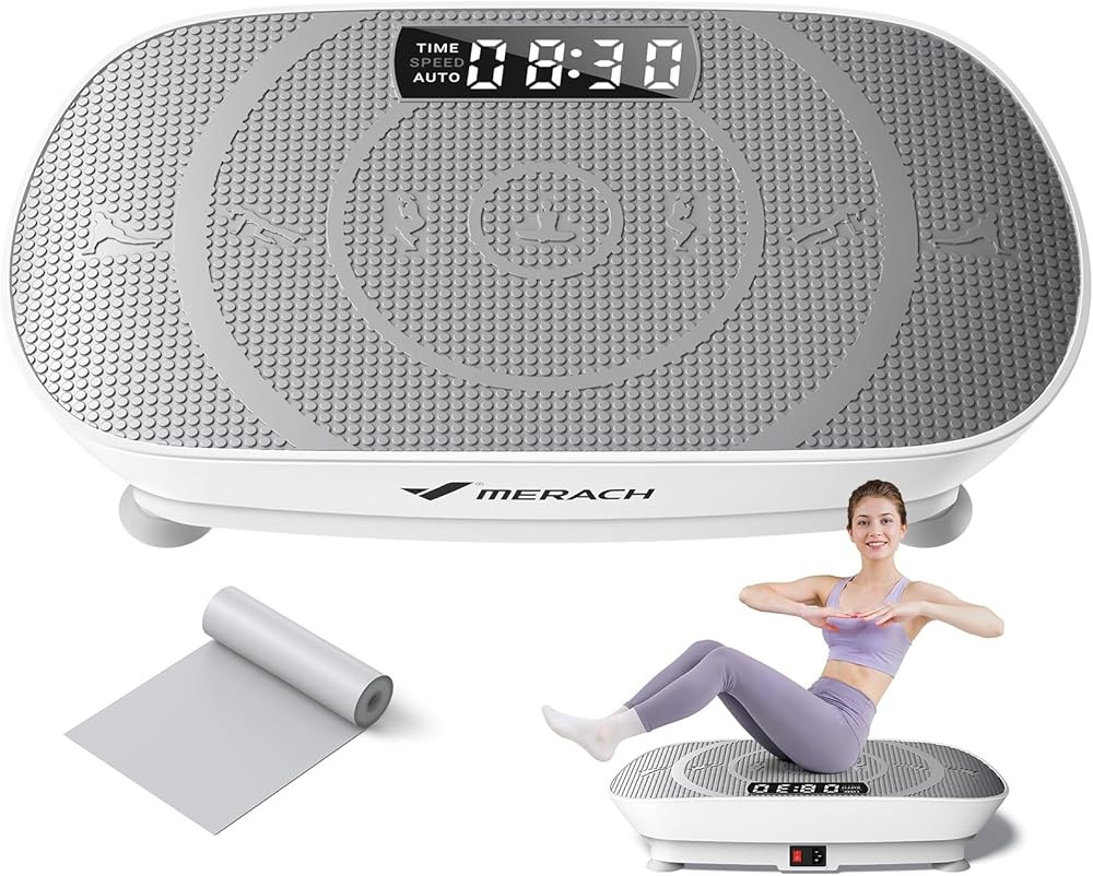 MERACH Vibration Plate Exercise Machine with Bluetooth