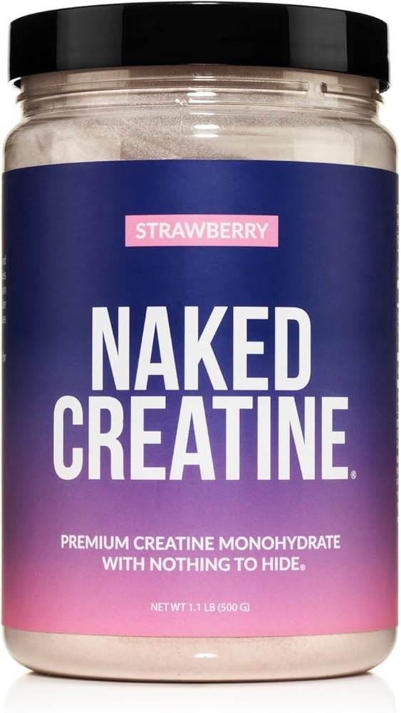 Naked Creatine Strawberry Flavored Creatine Monohydrate