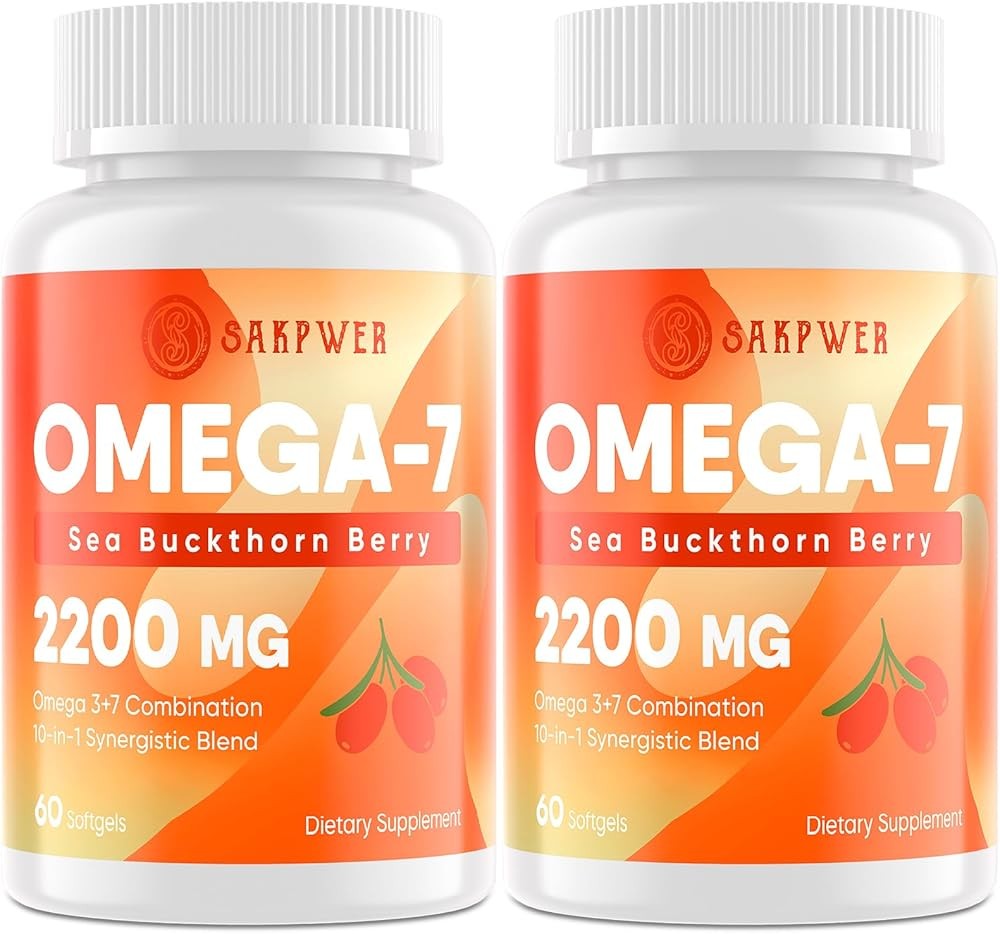 Omega-7 Sea Buckthorn Oil with Omega-3 EPA/DHA Fish Oil