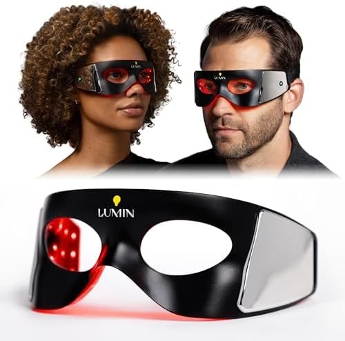 Luminator LED Eye Mask for Men and Women Skincare - Anti-Aging, Boost Collagen, Reduce Dark Circles & Wrinkles, Red L...