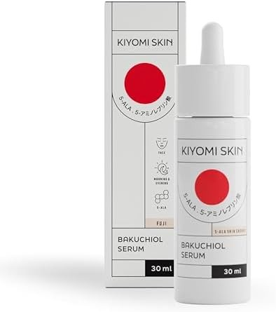 Bakuchiol Face Serum - Gentle Retinol Alternative with 5-ALA, Niacinamide - Anti-Aging Formula for Fine Lines, Wrinkles, Even Skin Tone - Vegan Facial Serum for All Skin Types - 1 Fl Oz