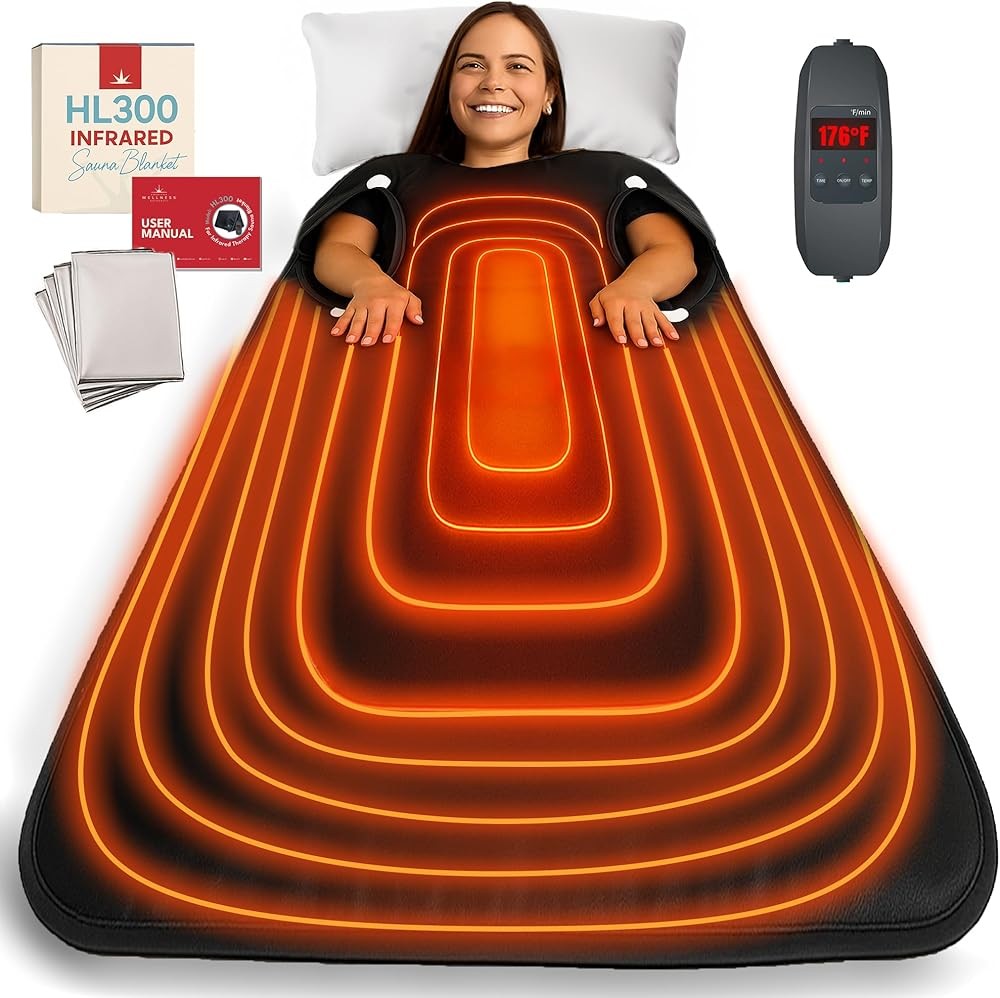 Infrared Sauna Blanket for Home Weight Loss and Detox