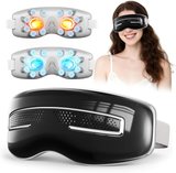 Eye Massager with Heat and Cooling, Integrated Smart Sleep Mask with Nose Rest