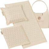 Best Overall: Dakini Premium Linen Acupressure Mat and Pillow Set