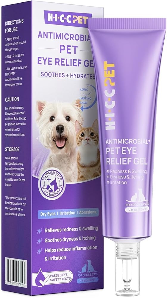HICC PET Dog Eye Gel - Vet-Recommended Eye Infection Treatment