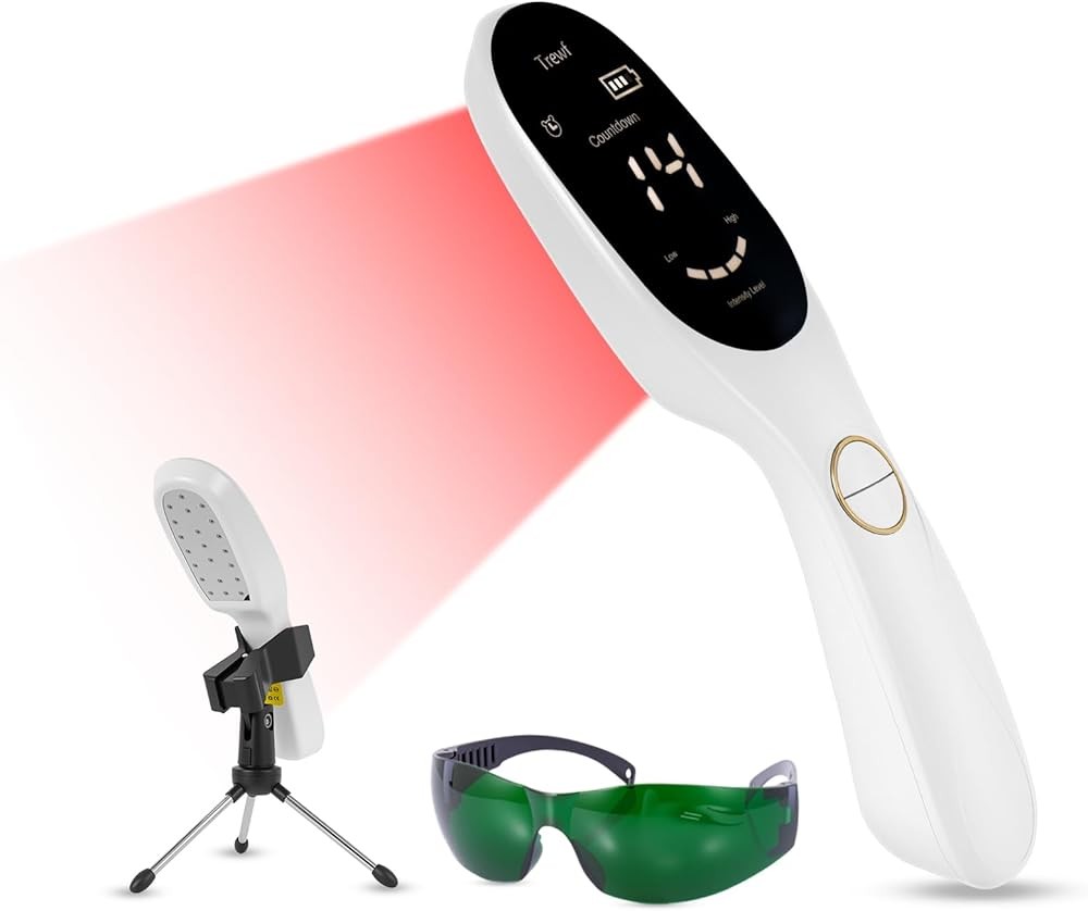 Cold Laser Therapy Device LLLT Wand (3x808nm + 18x650nm)