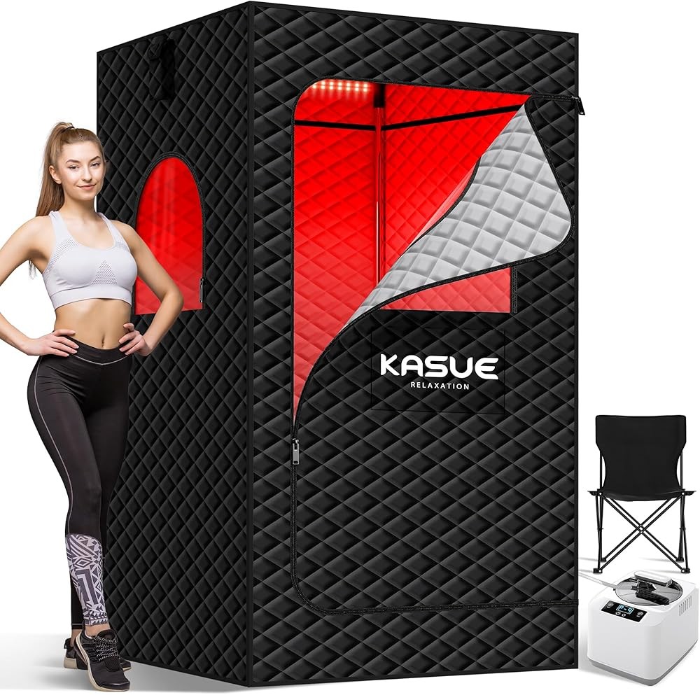 KASUE Portable Steam Sauna Tent with Steamer
