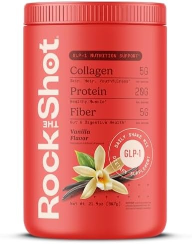 GLP-1 Nutritional Support Supplement, Vanilla 21.4oz – Protein & Vitamin Doctor-Designed Daily Shake for GLP1 Users w...