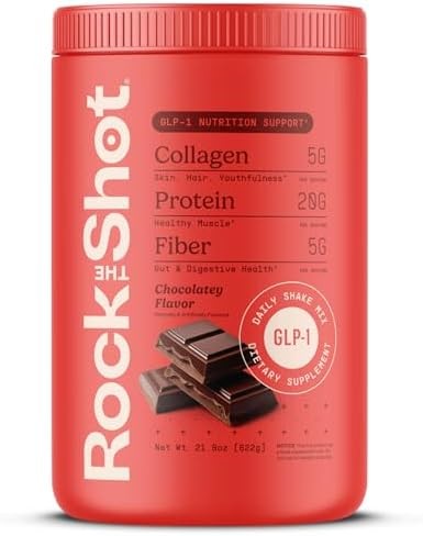 GLP-1 Nutritional Support Supplement, Chocolate 21.9oz – Protein & Vitamin Doctor-Designed Daily Shake for GLP1 Users...