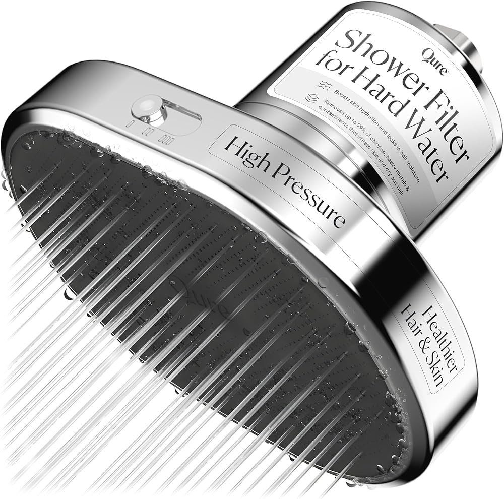 Qure Shower Filter Head for Hard Water