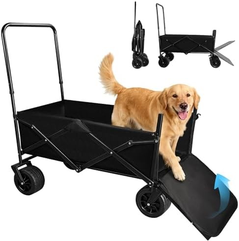 Heavy Duty All-Terrain Dog Stroller (150 lbs)