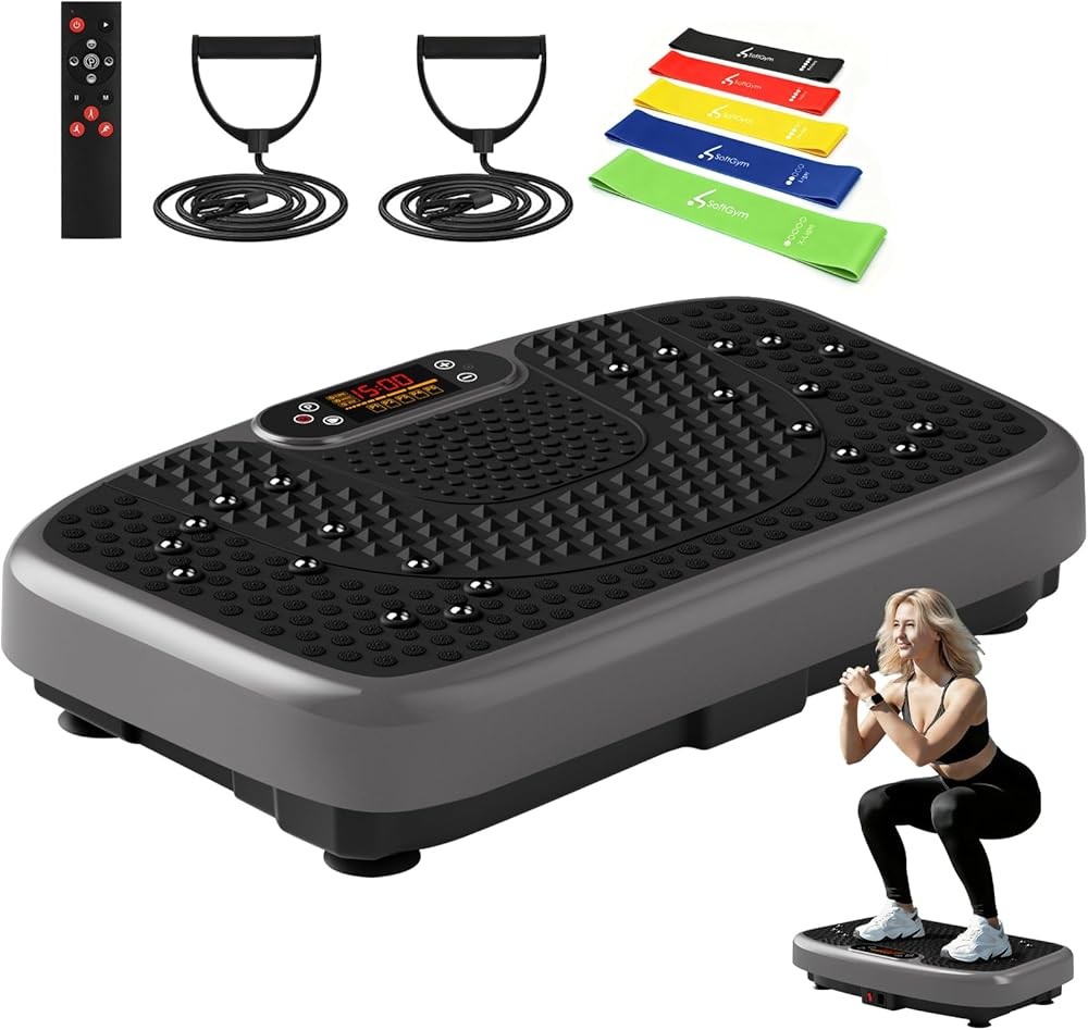 SoftGym Vibration Plate Exercise Machine
