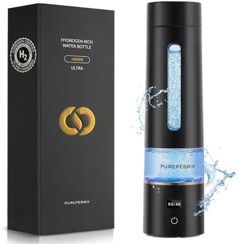 Hydrogen Water Bottle Generator-Up to 8100 PPB Molecular Hydrogen