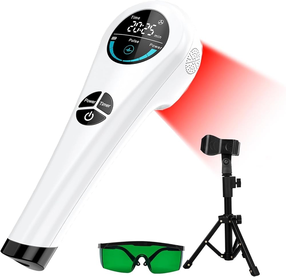 Cold Laser Therapy Device 4x808nm + 14x650nm with Stand