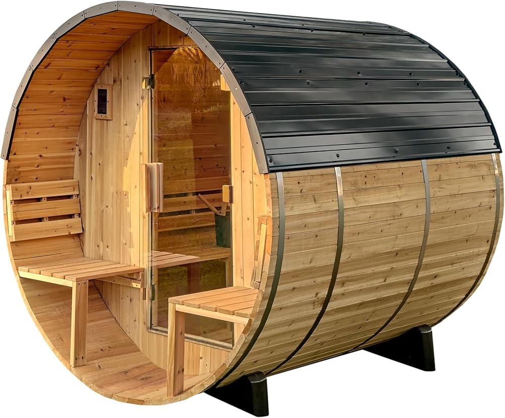 Paxton 2-4 Person Cedar Barrel Sauna
